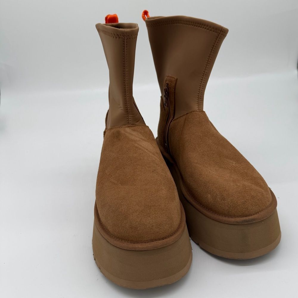 UGG Tan Classic Dipper Winter Boots